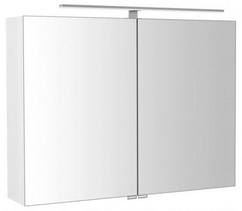 SAPHO RIWA galerka s LED osvětlením, 81x70x17cm, bílá lesk RIW080-0030