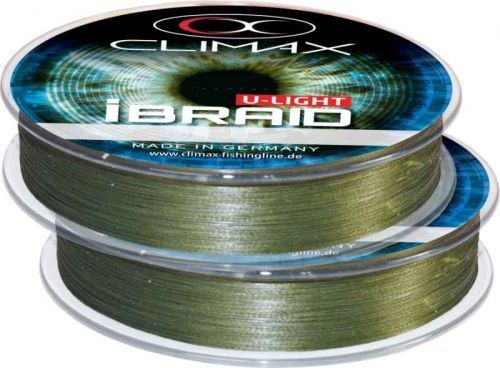 Pletená šňůra Climax iBraid U-Light oliva 100m 0,08mm / 6kg