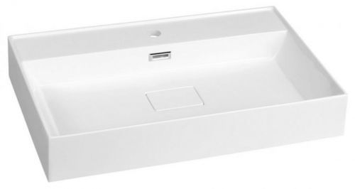 SAPHO GODIVA umyvadlo 68x44cm, litý mramor, bílá GU068