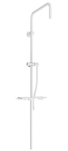 MEXEN Sprchová souprava T, hladká hadice 150cm, mýdlenka, bílá 79393-20