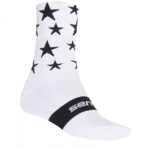 Ponožky SENSOR Stars bílo-černé vel. 6-8