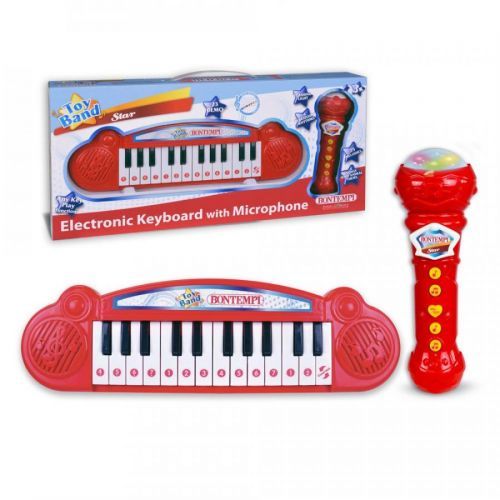 Bontempi Mini klávesnice a mikrofon Karaoke 35 x 10 x 3,5 cm, Bontempi, W011468