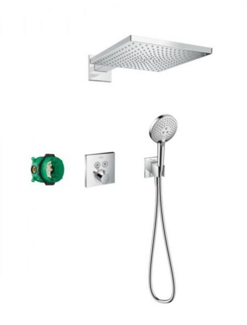 Sprchový systém Hansgrohe Raindance E pod omítku s termostatickou baterií chrom 27952000