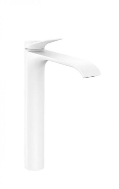 Vysoká umyvadlová baterie Hansgrohe Vivenis s výpustí matná bílá 75040700