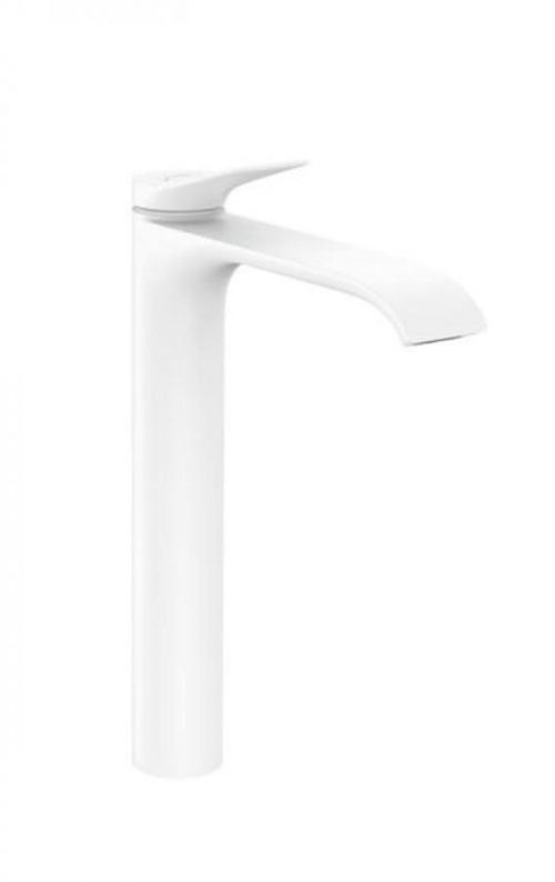 Vysoká umyvadlová baterie Hansgrohe Vivenis bez výpusti matná bílá 75042700