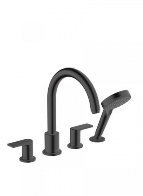 Vanová baterie Hansgrohe Vernis Blend se sprchovým setem černý mat 71456670