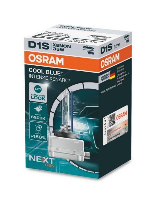 OSRAM XENARC D1S COOL BLUE INTENSE Next Gen 66140CBN 35W PK32d-2 4062172157322