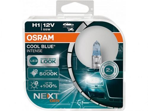 OSRAM H1 cool blue INTENSE Next Gen 64150CBN-HCB 55W 12V duobox Studená bílá 4062172173681