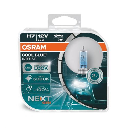 OSRAM H7 cool blue intense Next Gen 64210CBN-HCB 55W 12V duobox Studená bílá 4062172149310