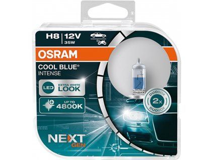 OSRAM H8 COOL BLUE INTENSE Next Gen 12V 35W 64212CBN-HCB PGJ19-1 duobox Studená bílá 4062172214988