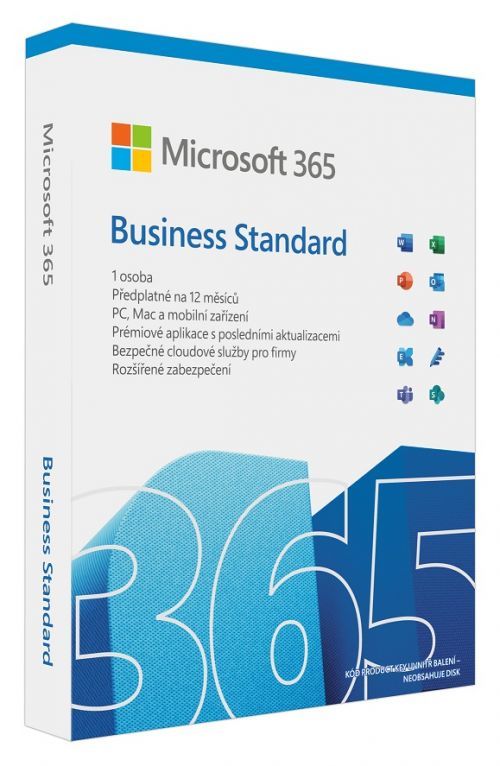 Microsoft 365 Business Standard P8 Mac/Win CZ; KLQ-00643