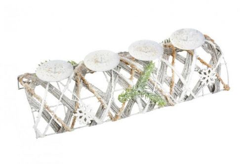 MFP 8882347 Svícen 40cm ratan