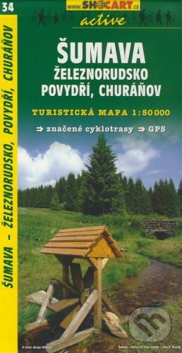 Šumava Železnorudsko Povydří Churáňov 1:50 000