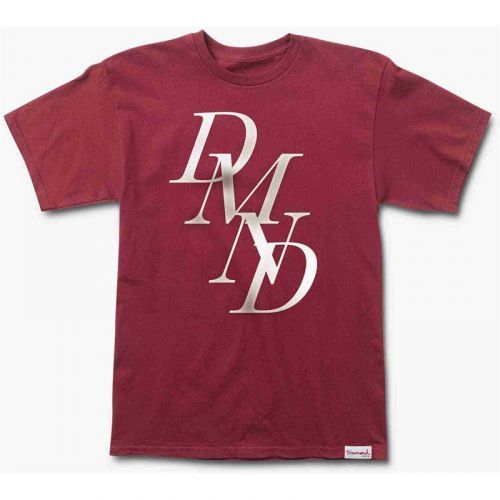 triko DIAMOND - Serif Tee Burgundy (BURG)