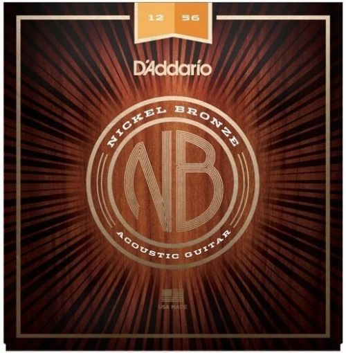 D´Addario NB1256 Nickel Bronze Acoustic Light Top/Med Bottom 12-56