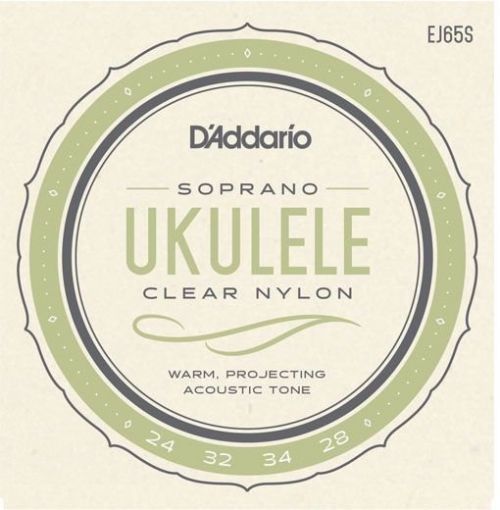 D´Addario EJ65S Pro-Arté Custom Extruded Ukulele, Soprano