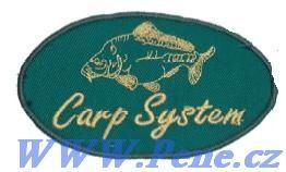 Rybářská nášivka Carp system