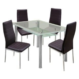 Jídelní set pro 4 osoby židle + stůl 150x90 Venezia 4410 Akce, super cena, doprava zdarma Idea