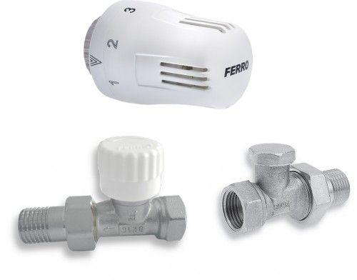 NOVASERVIS Sada na radiatory s termostatem přímá 1/2