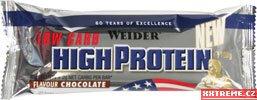 Weider 40% High Protein Low Carb Bar - jahoda, 100 g  100 g
