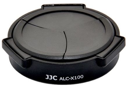 JJC automatická krytka objektivu ALC-X100 pro Fujifilm X100, X100S, X100T, X100F, X70 černá ALC-X100