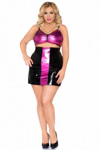 Andalea SB/1017 Košilka 38/40 černo-růžová