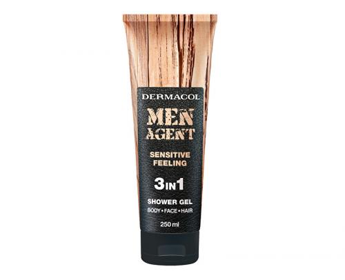 Dermacol Men Agent sprch.gel 3v1 Sensitive Feeling 250ml tuba 5963