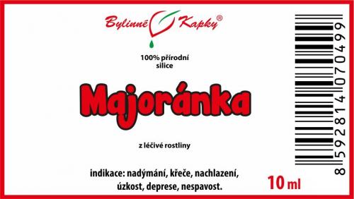 Majoránka 100% přírodní silice - esenciální (éterický) olej 10 ml