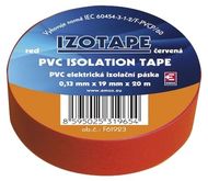 Izolační páska PVC 19mm / 20m červená