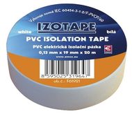 Izolační páska PVC 19mm / 20m bílá