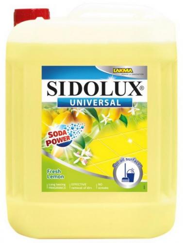 Sidolux Universal Soda Power Svěží citron univerzální mycí prostředek 5 l