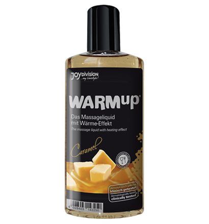 JoyDivision Warm Up Caramel - hrejivý masážny olej karamelový (150ml)