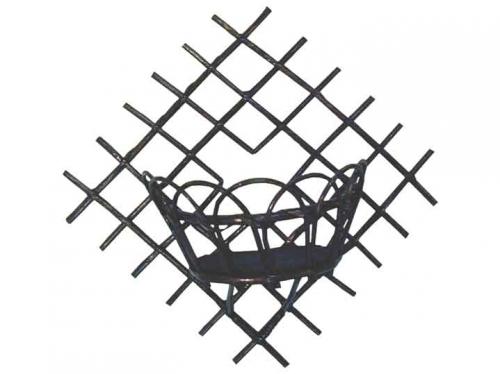 Proutí - Květináč na zeď mřížka