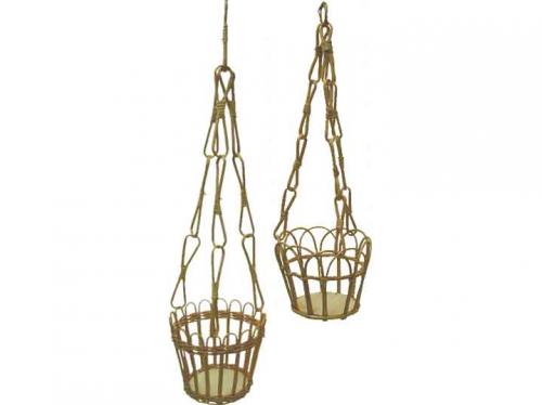 Proutí -  Obal na květináč, závěsný