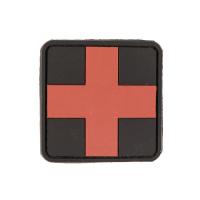 Nášivka Medic 3D černá Velcro - velká