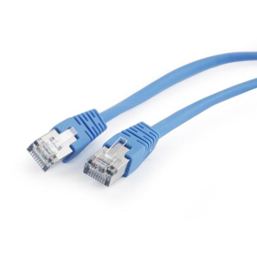 Gembird Patch kabel RJ45, cat. 5e, FTP, 0.5m, modrý