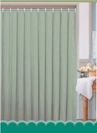 AQUALINE Závěs 180x200cm, 100% polyester, jednobarevný zelený ( 0201104 Z )