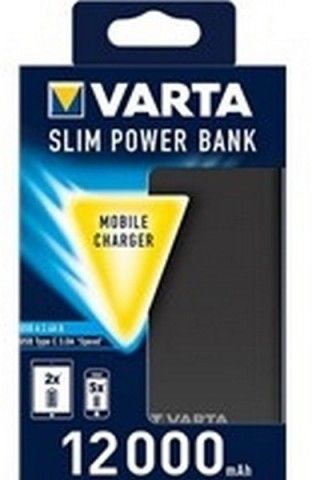 VARTA Power Bank 12000mAh Dual Type C SLIM