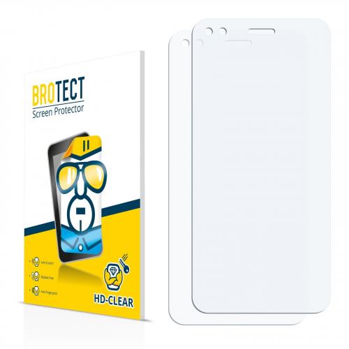 2x BROTECTHD-Clear Screen Protector Huawei P9 Lite Mini