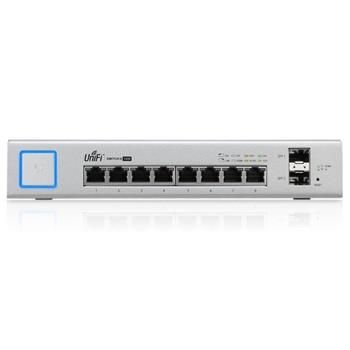 Ubiquiti UniFi Switch US-8-150W - Přepínač - řízený - 8 x 10/100/1000 (PoE+) + 2 x gigabitů SFP - desktop - PoE+