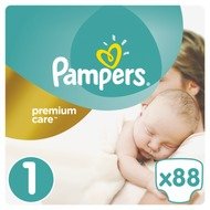 Pampers Premium Value Pack S1 88ks
