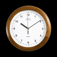 Netikající tiché dřevěné nástěnné hodiny JVD NS2341/11