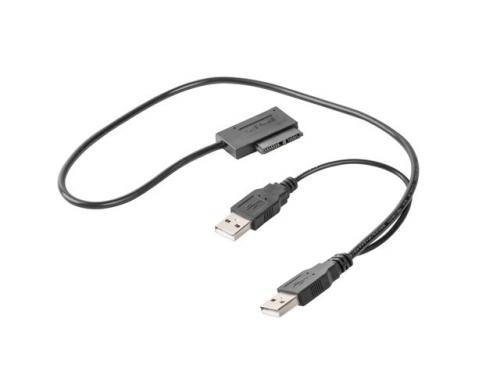 Gembird External USB to SATA adapter for slim SATA SSD/DVD