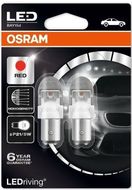 Osram Žárovka typ P21/5W, 12V, 2/0,4W, LEDriving červená