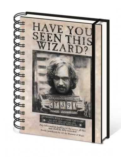 Posters Harry Potter - Wanted Sirius Black Zápisník