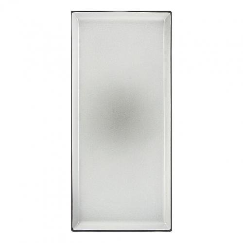 REVOL Talíř/podnos 32,5 x 15 cm pepřová bílá Equinoxe