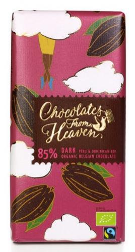 Chocolates From Heaven BIO hořká čokoláda Peru a Dominikánská republika 85%