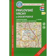 KČT 88 Pavlovské vrchy a Dolní Podyjí 1:50 000 turistická mapa