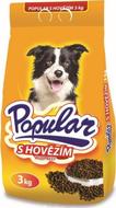 Popular S hovězím kompletní krmivo pro psy 3 kg
