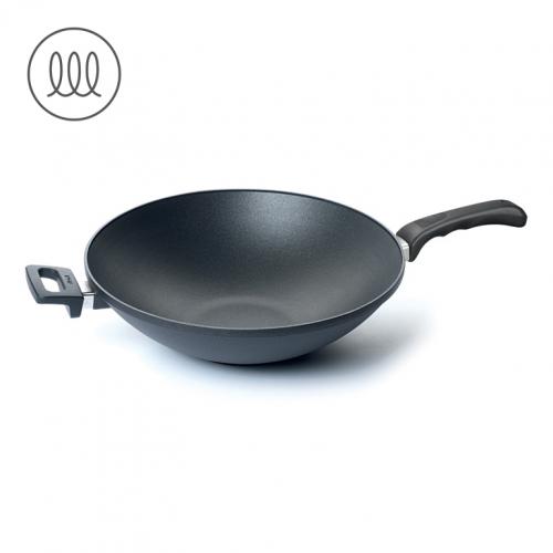 WOLL Titanová pánev Wok na indukci Ø 36 cm s rukojetí Titanium Nowo